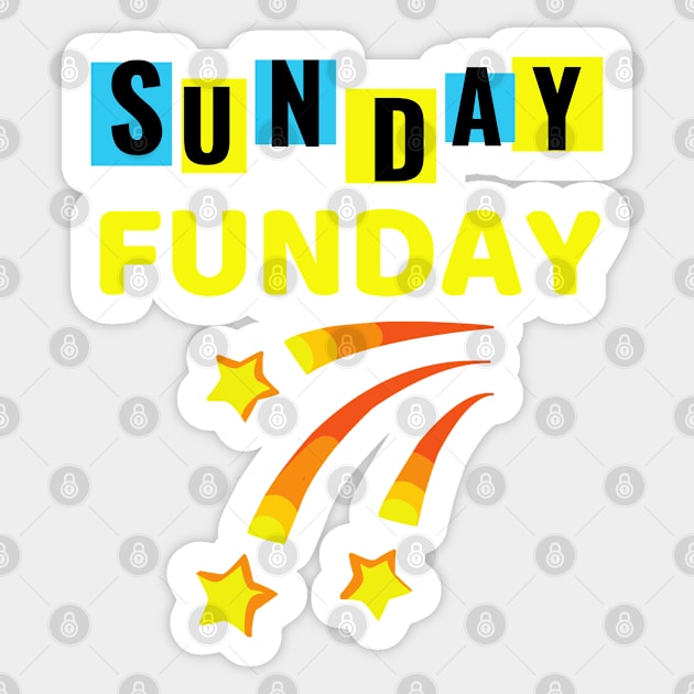 Sunday Funday - Sunday Brunch Drinking - Sunday Brunch Drinking Funny Sticker by Famgift